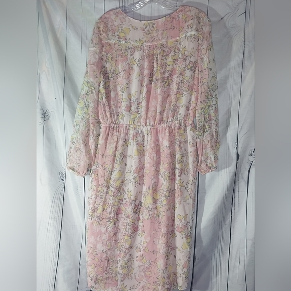 Sundance River Walk Silk Wrap Floral Tie Waist Flowy Feminine Fairy dress - Picture 2 of 13